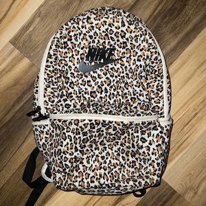 Nike Cheetah Print Book Bag